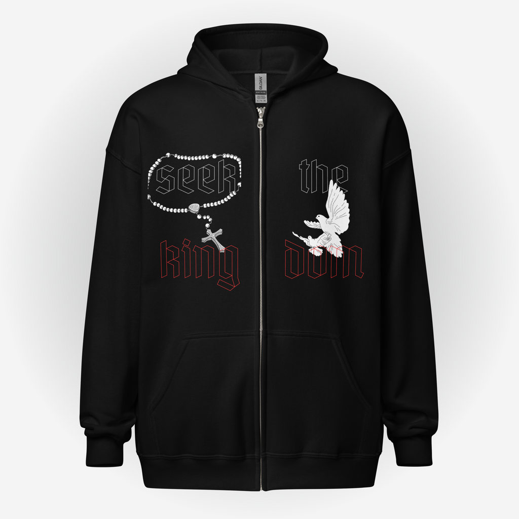 “Seek the Kingdom” Zip-Up Hoodie
