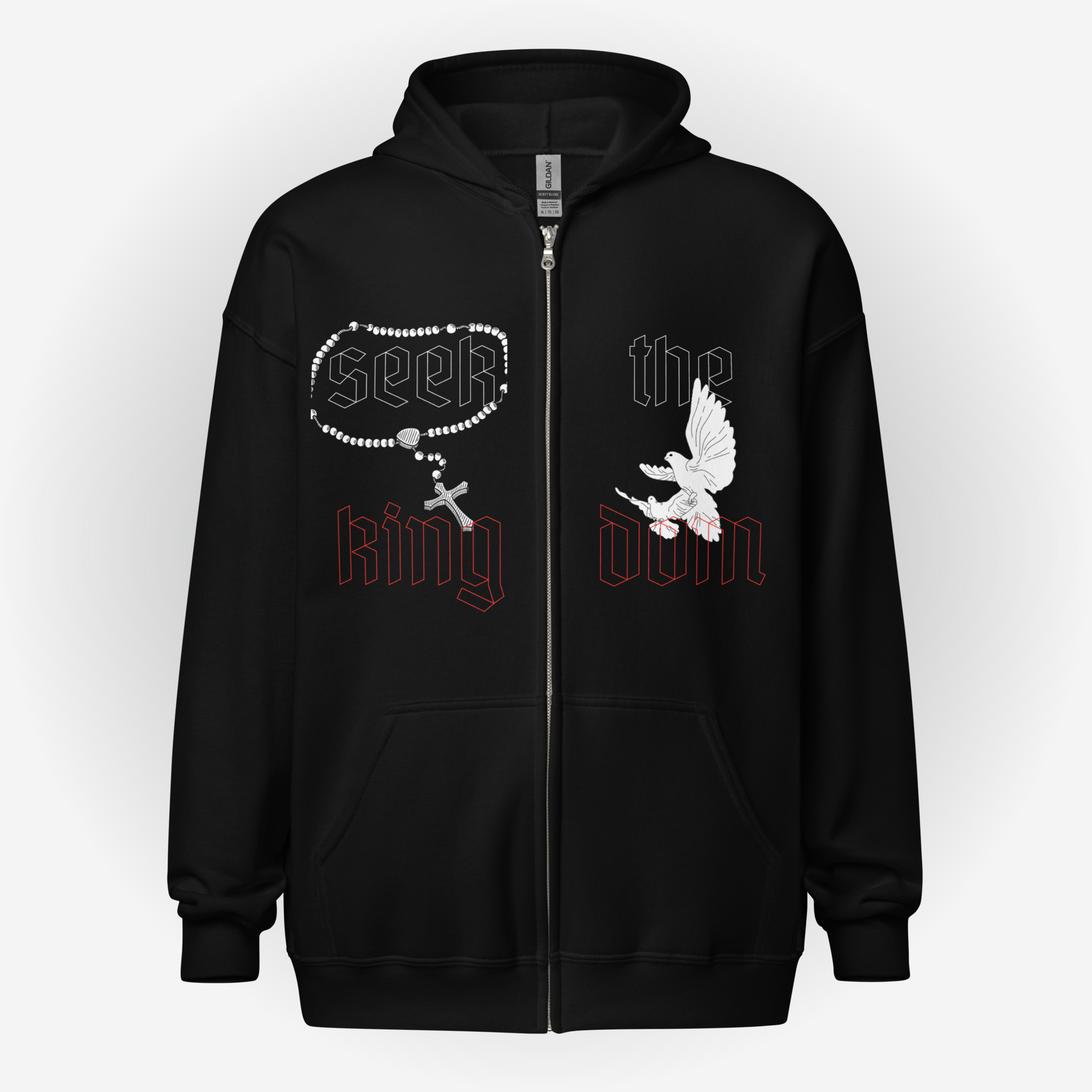 “Seek the Kingdom” Zip-Up Hoodie